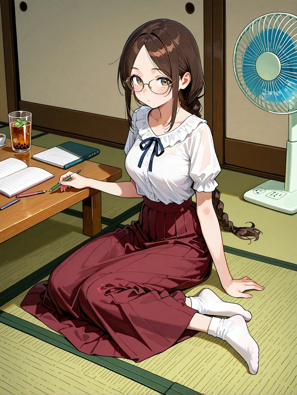 夏の和室