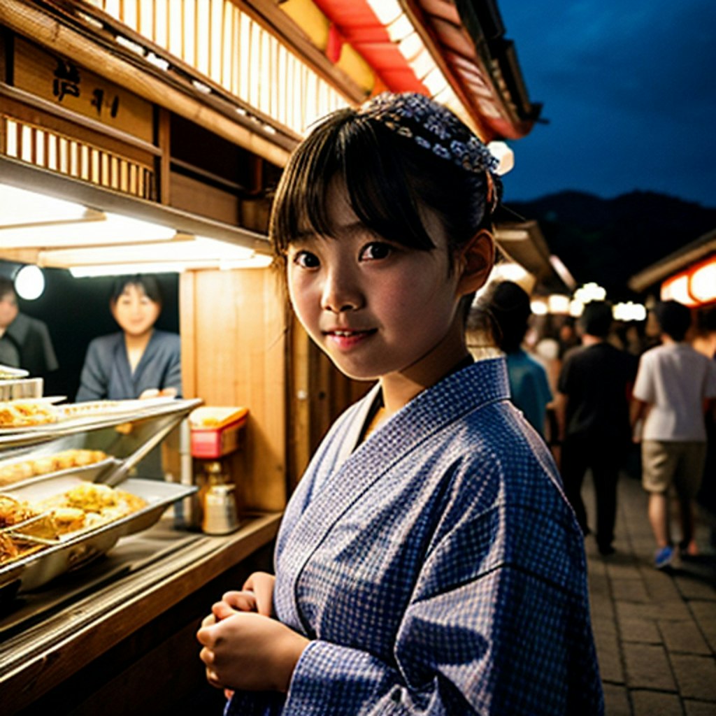 Japanese summer festival