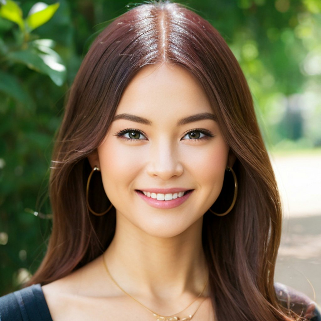 綺麗な笑顔の女性