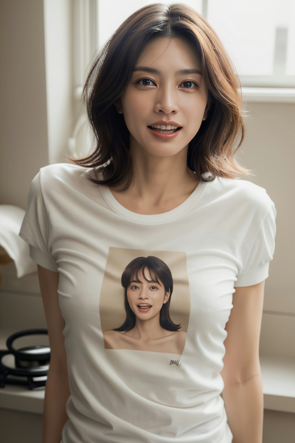 熟女Tシャツ