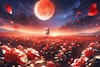「赤い薔薇と月」の世界