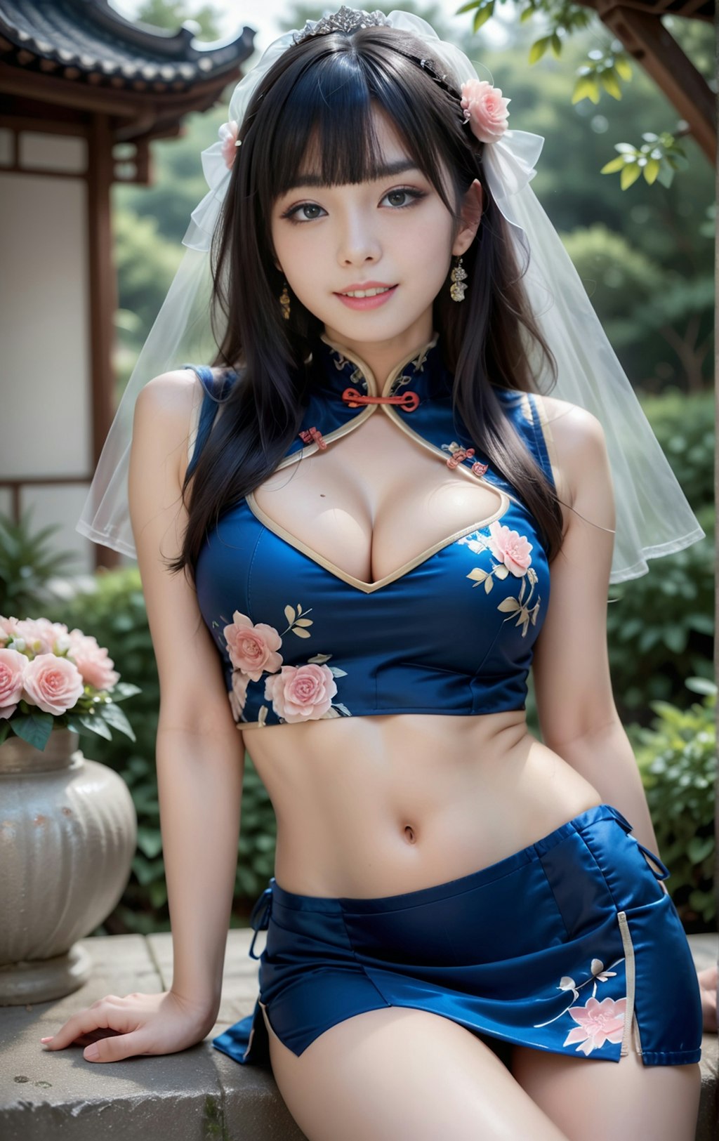 チャイナドレスの花嫁