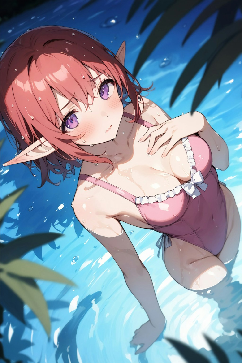 エルフ達の水着👙