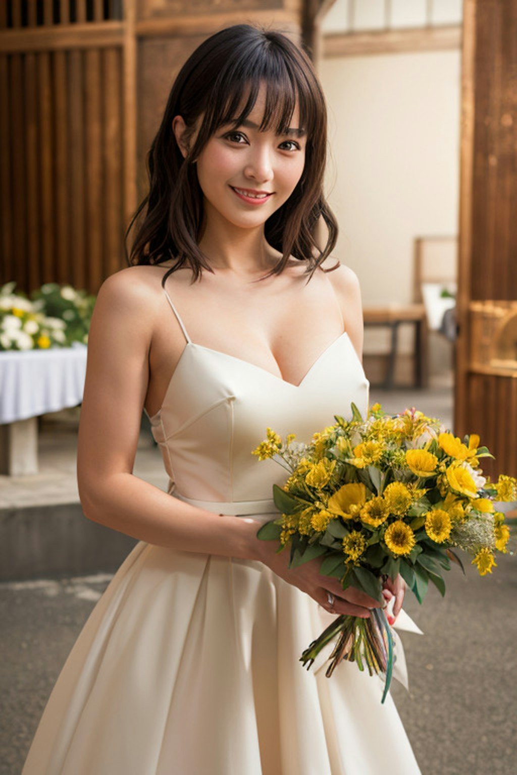 花と美女