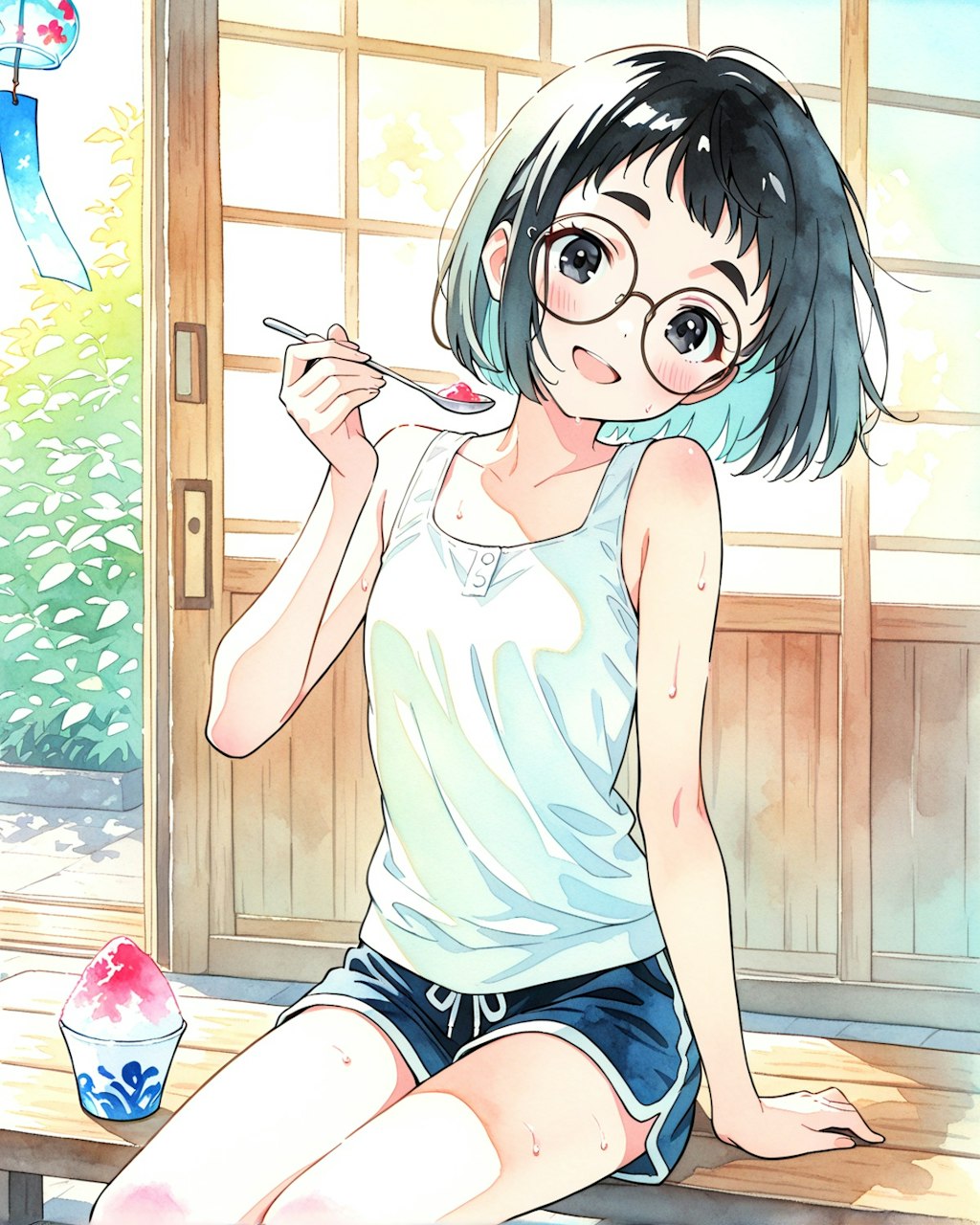 うまいのぢゃっ。ぬしも食うか？
