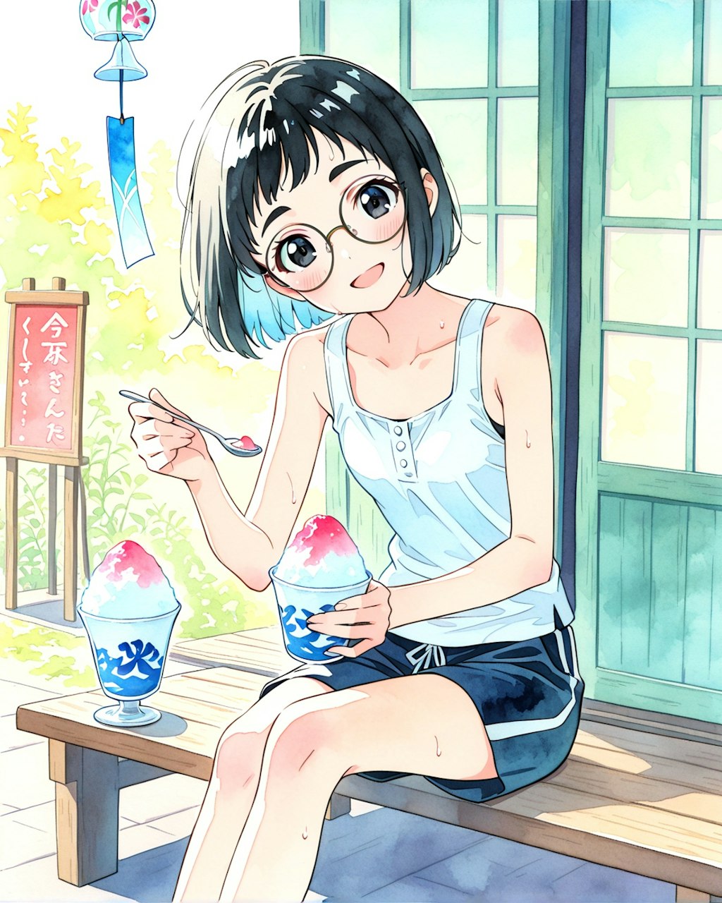 うまいのぢゃっ。ぬしも食うか？