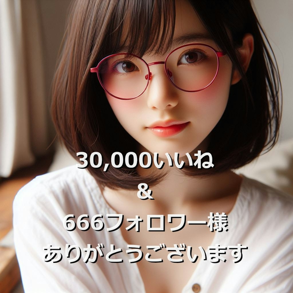 30,000いいね＆666フォロワー様ありがとうございます✨