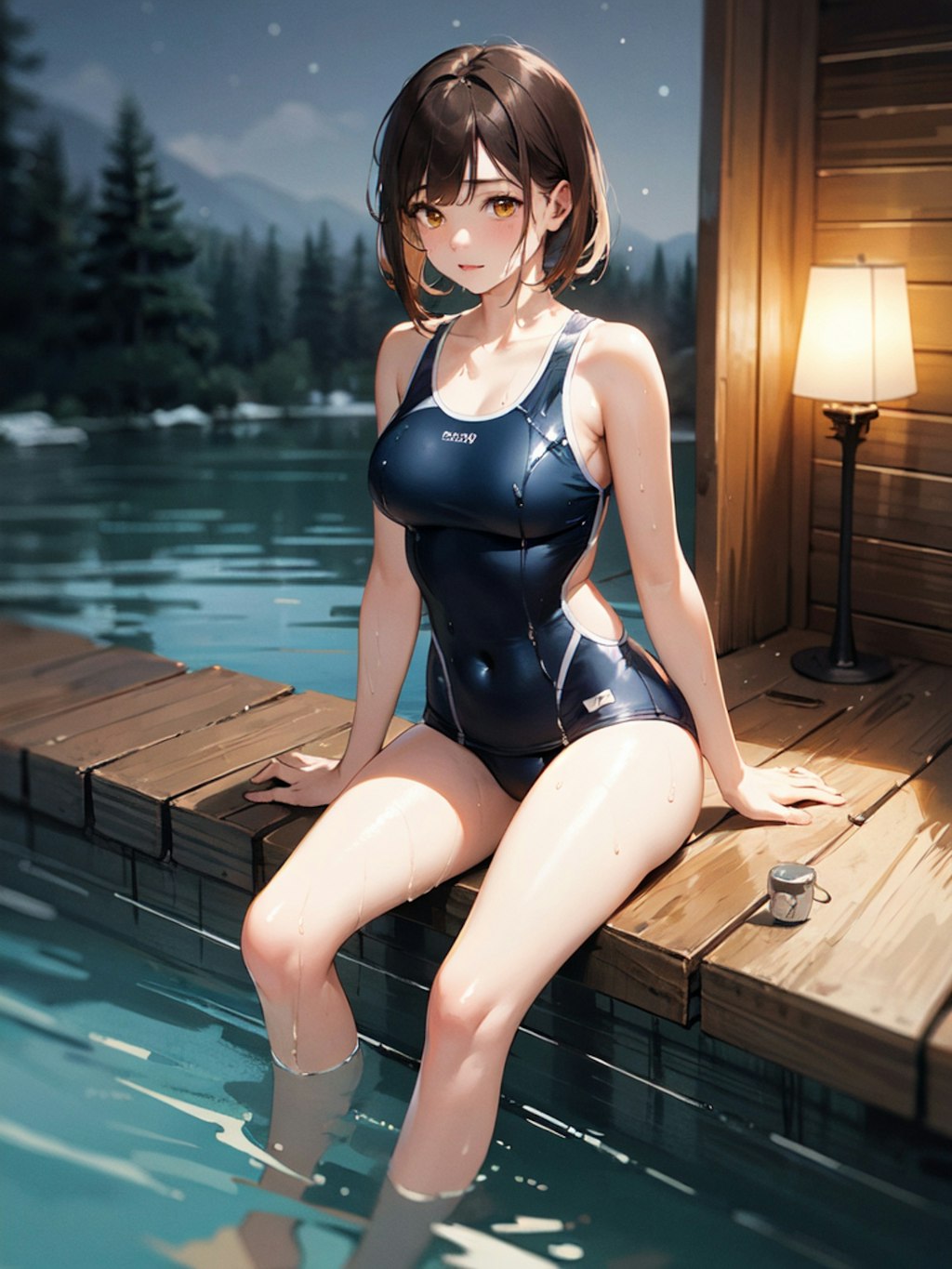 水着の女性1