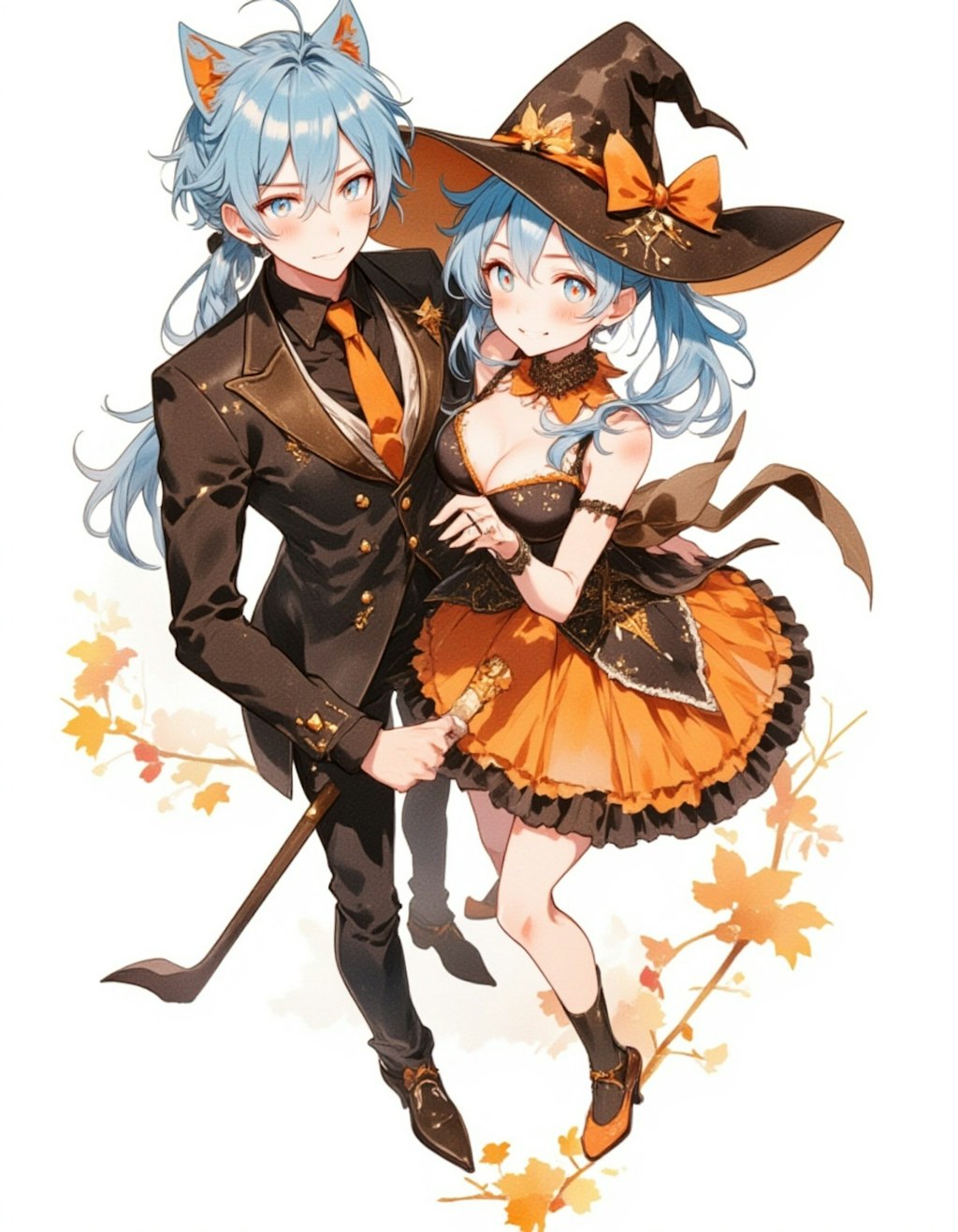 ハロウィンカップル