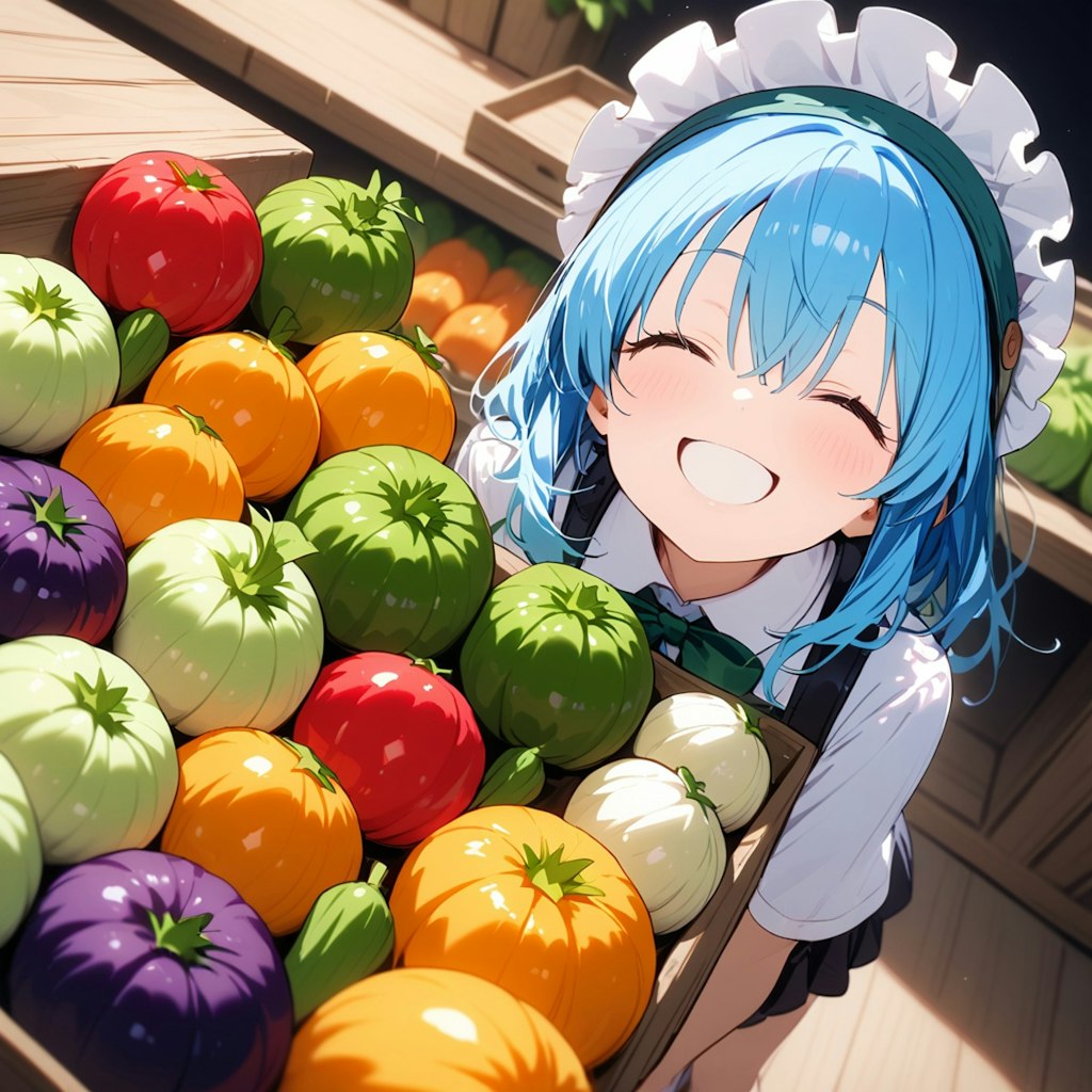 Smiling vegetables