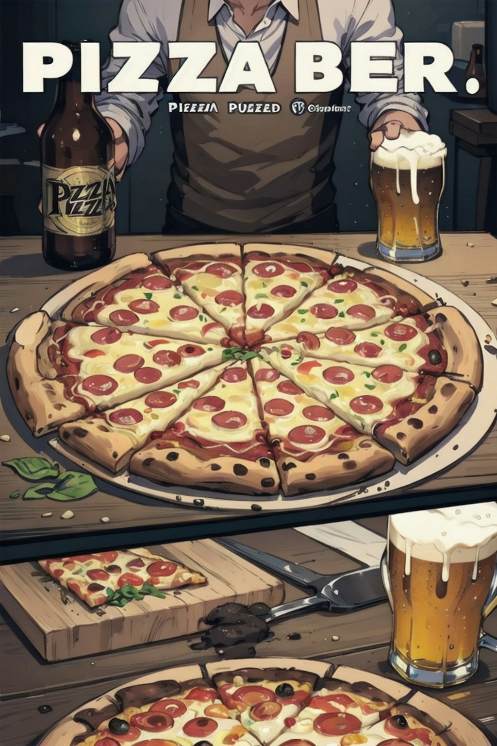 pizza &beer