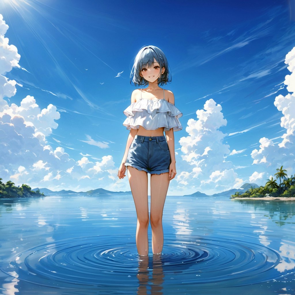 夏空と少女75