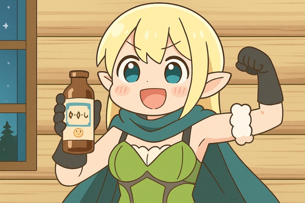 ハルカラと栄養酒【スライム倒して300年】