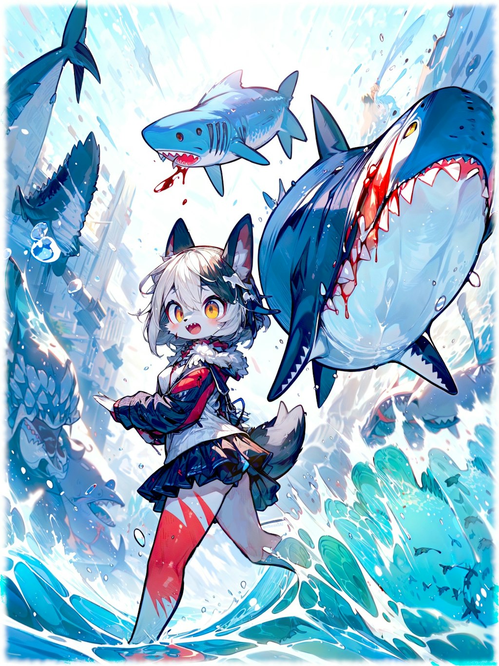 🦈きょうふのさめしゅうらい🦈