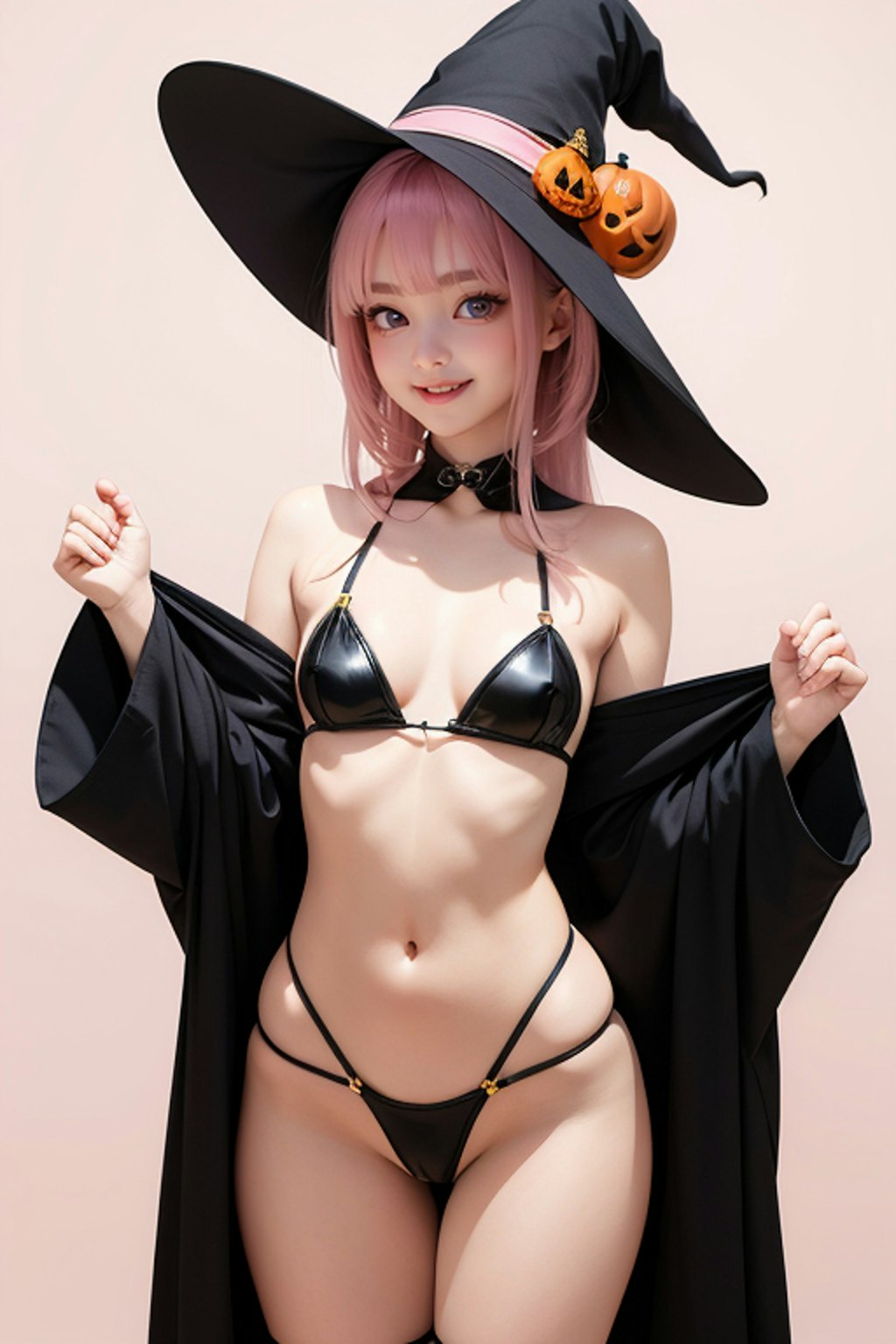 ハロウィンコスプレ ピンク１