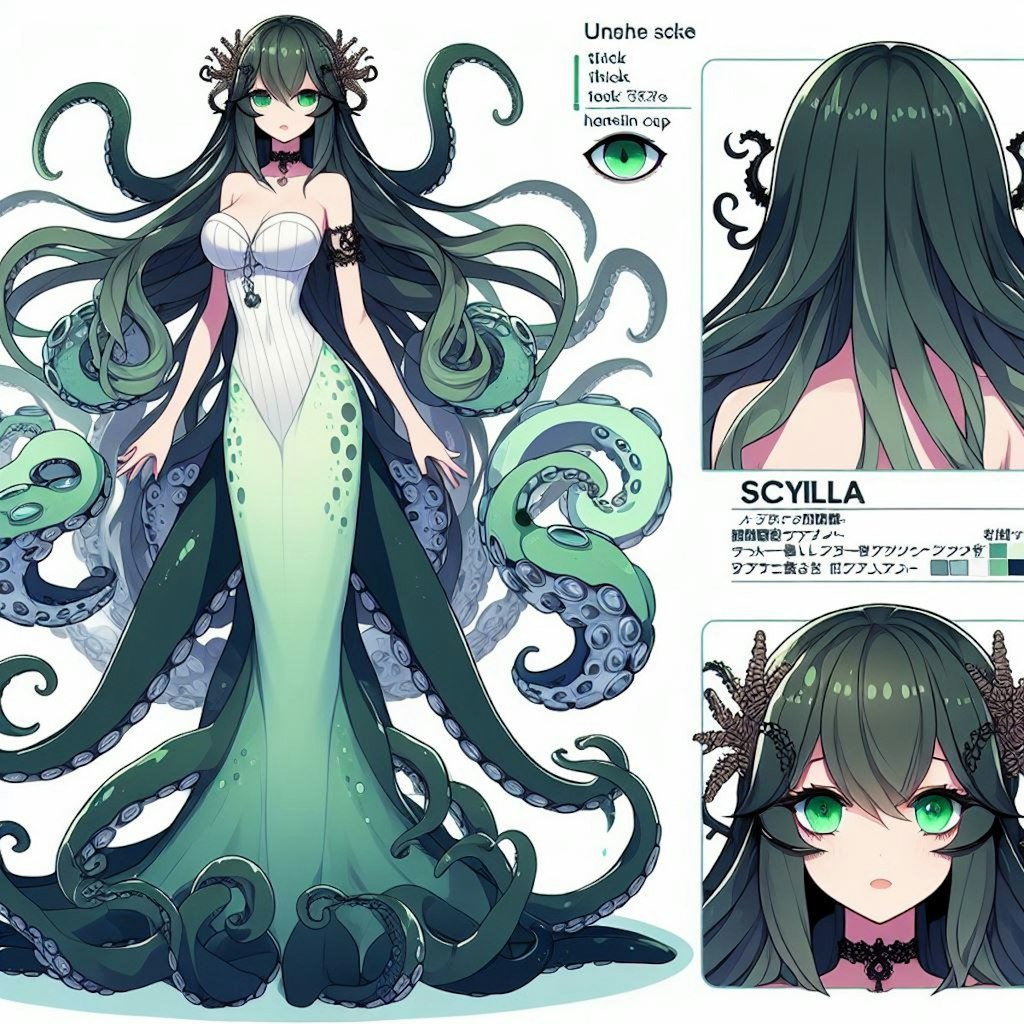 スキュラさんと恵方巻・・・・のはずが・・・(Mr Scylla and the blessing ・・・・ was supposed to be...)