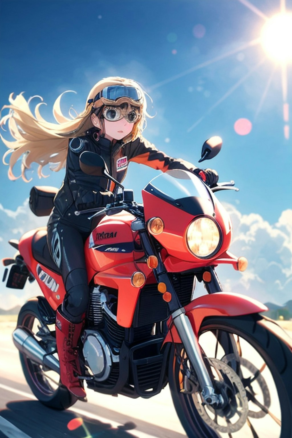 バイク好き彼女