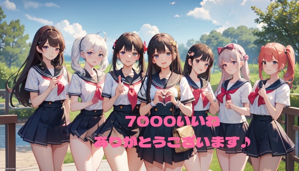 7000いいね、ありがとう♪