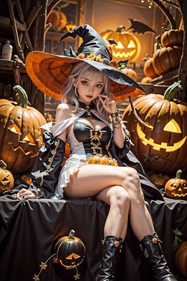 かぼちゃ魔女