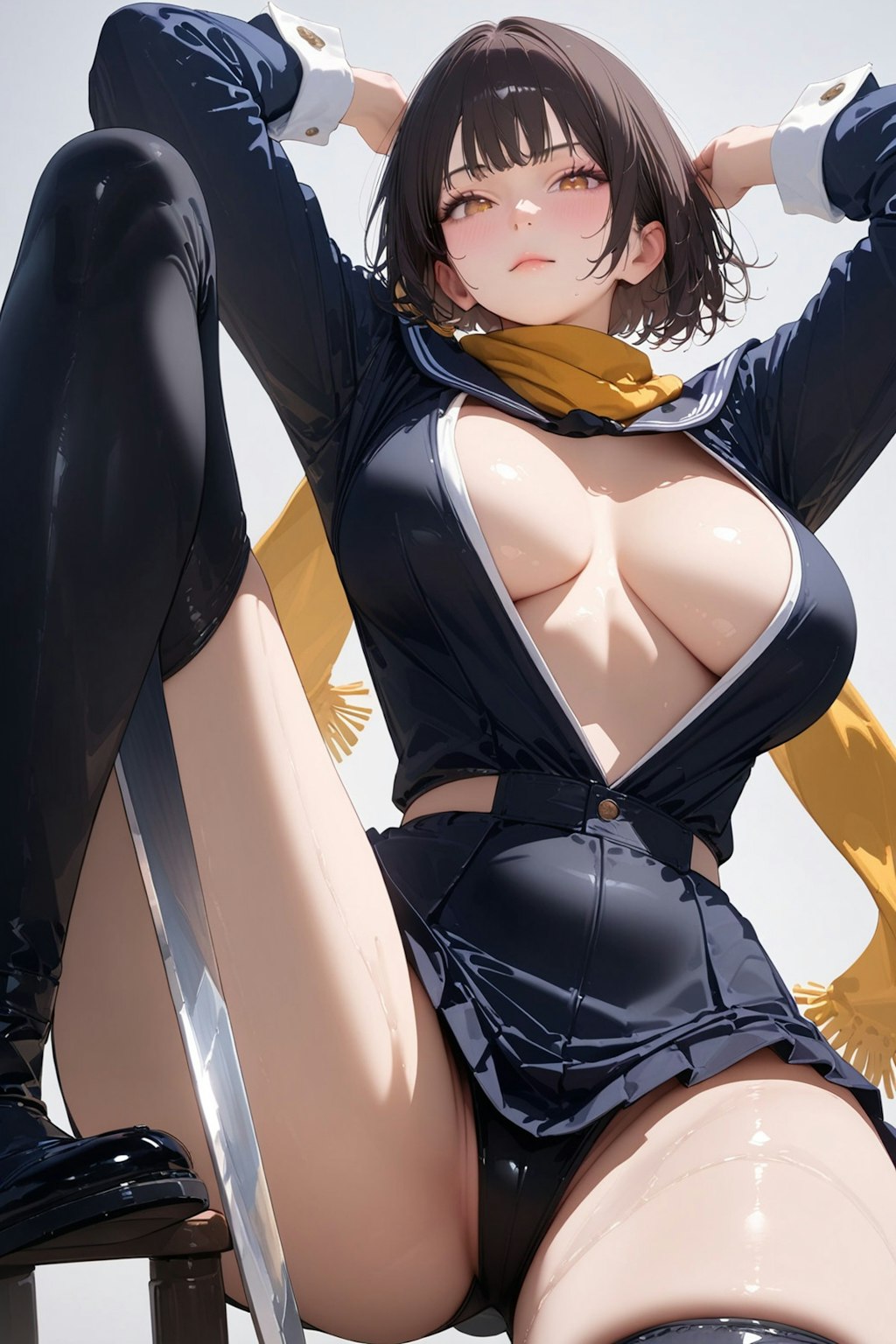 セーラー服と日本刀