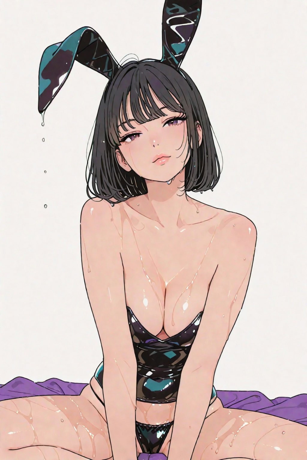 バニーガールにＴバック