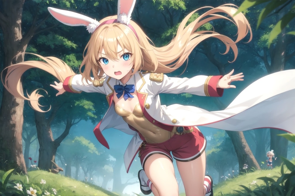白うさぎイメージの愛梨紗ちゃん