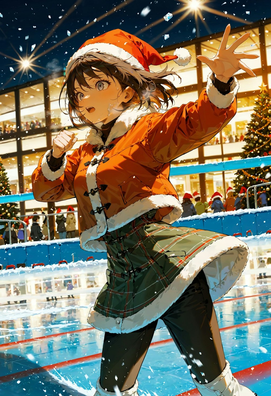 今日はスケートの日。クリスマス　その４