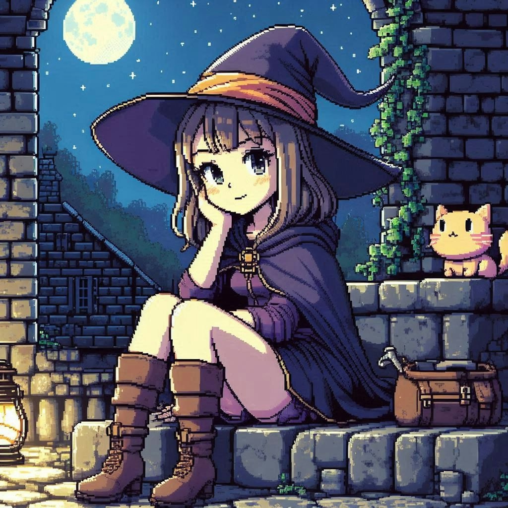 #8 魔女宅ドット絵シリーズ