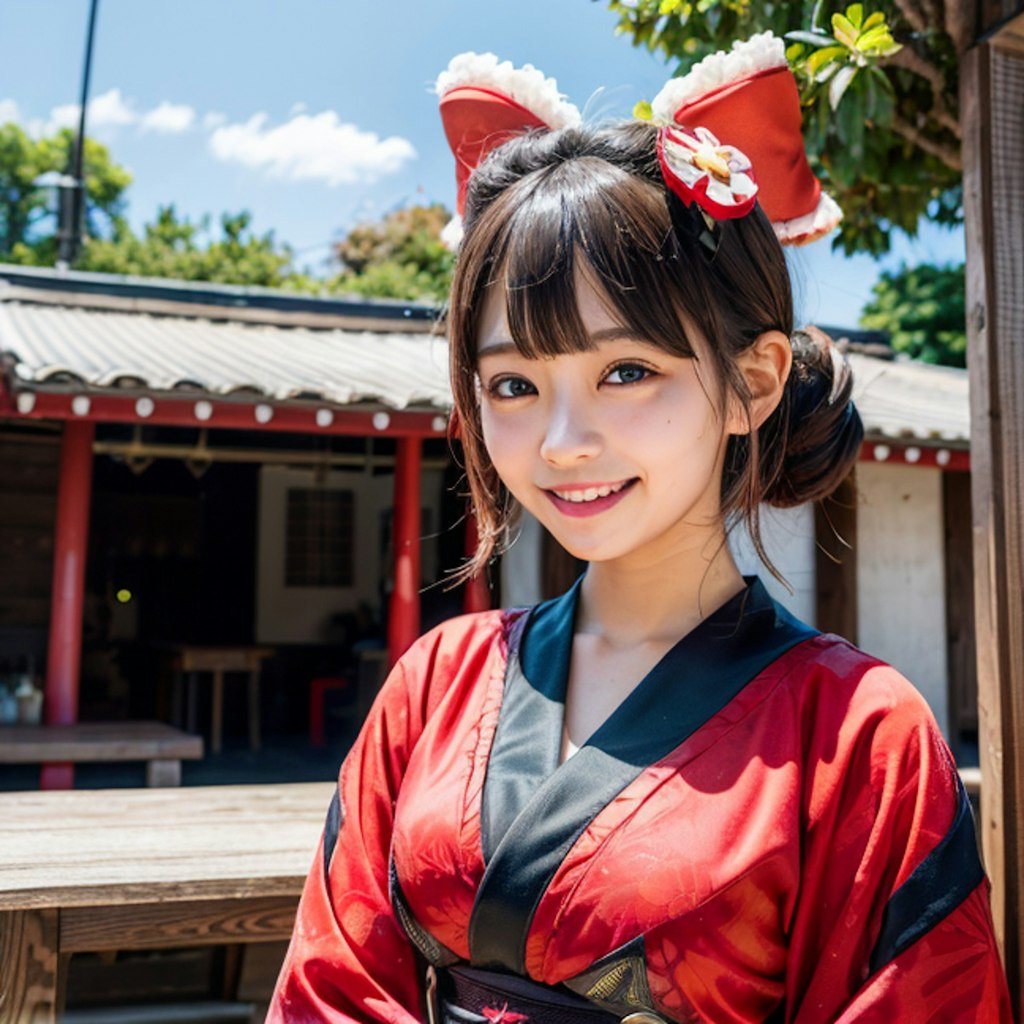 峠茶屋の看板娘