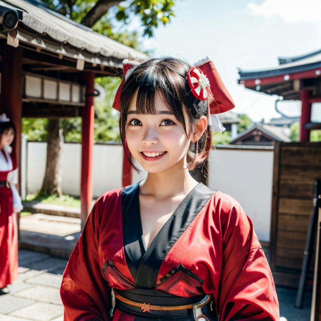 峠茶屋の看板娘