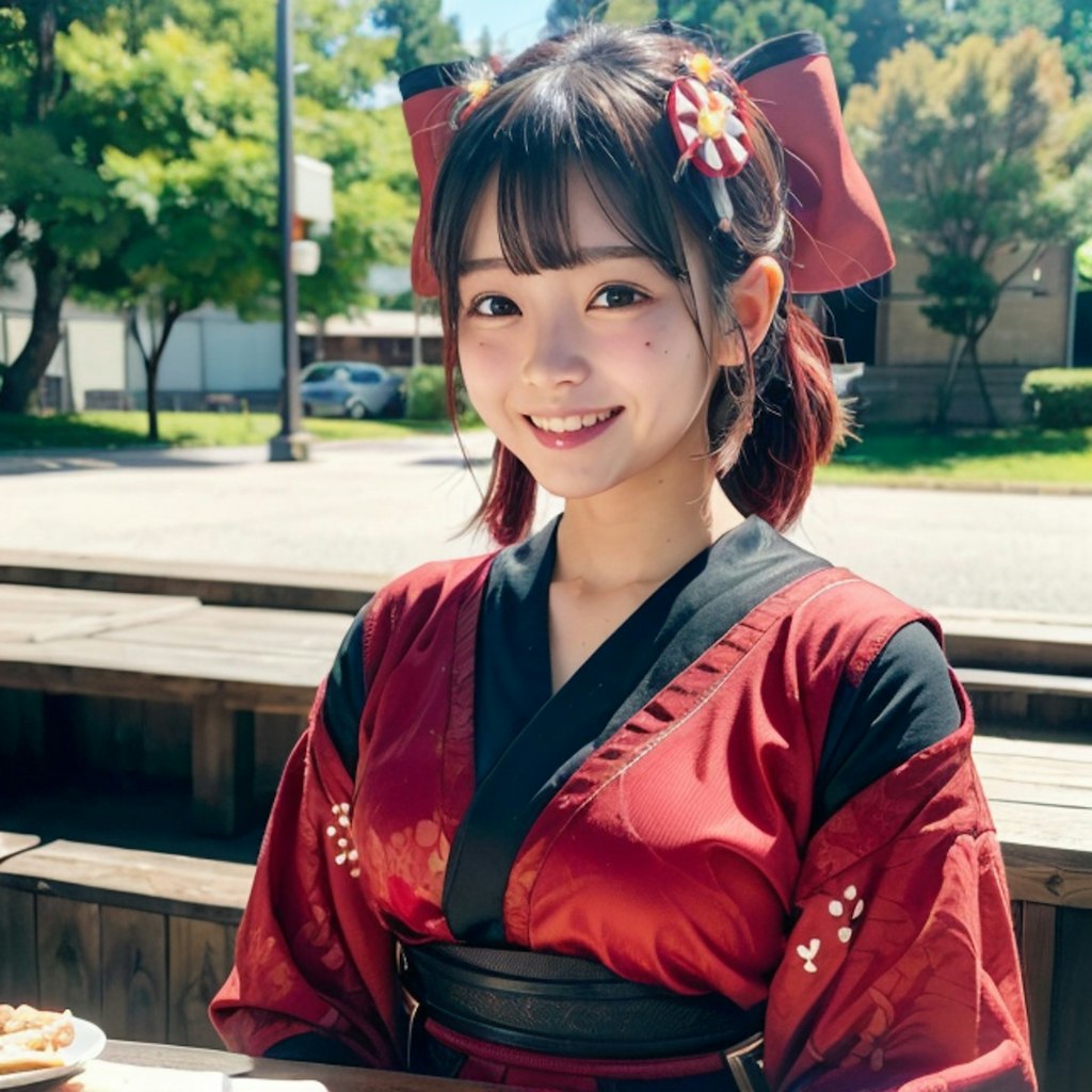 峠茶屋の看板娘