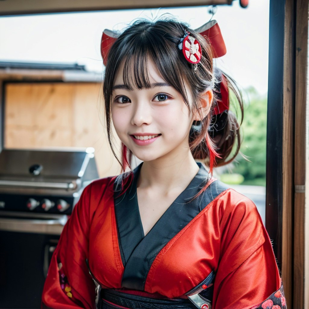 峠茶屋の看板娘