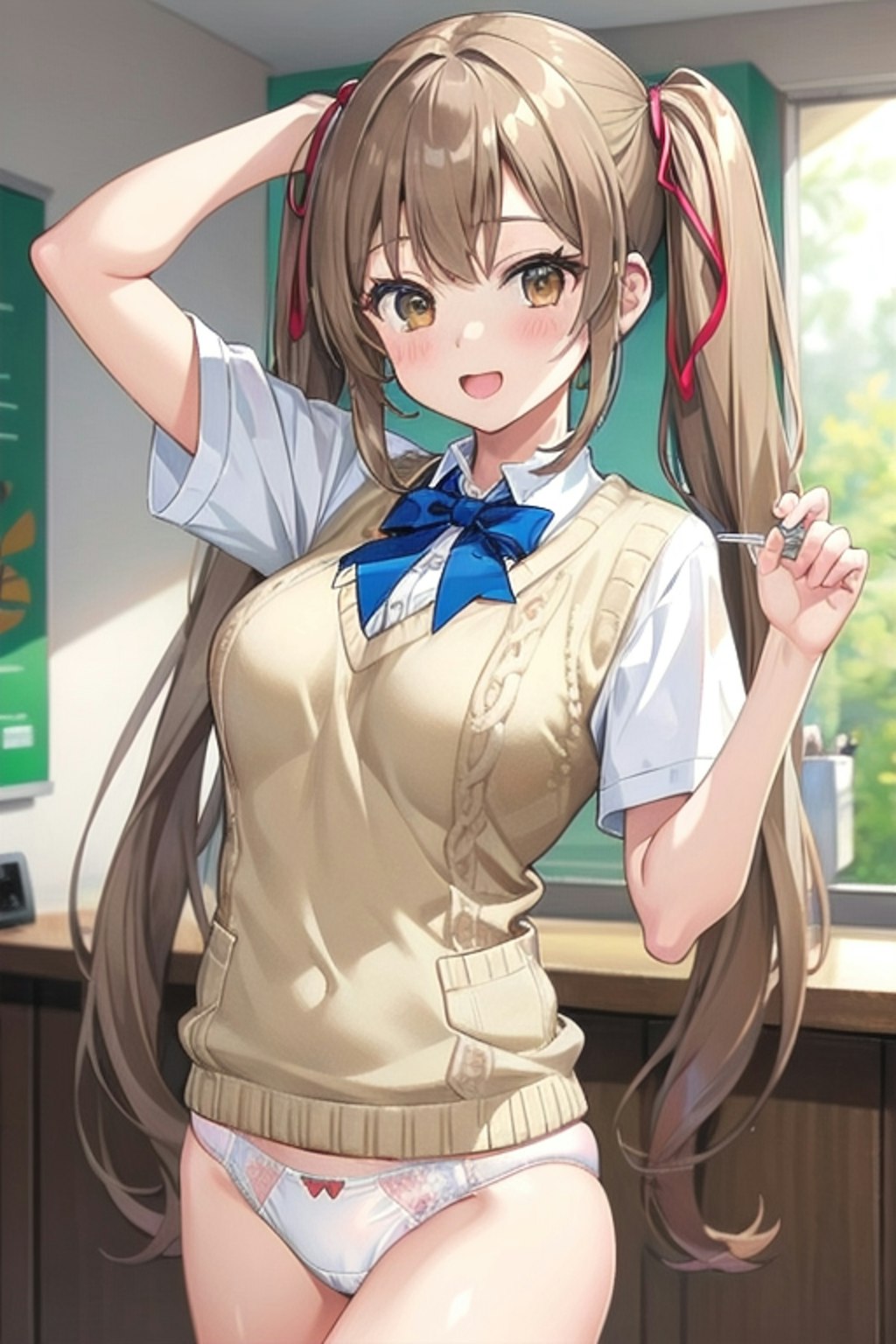 School twintails girl