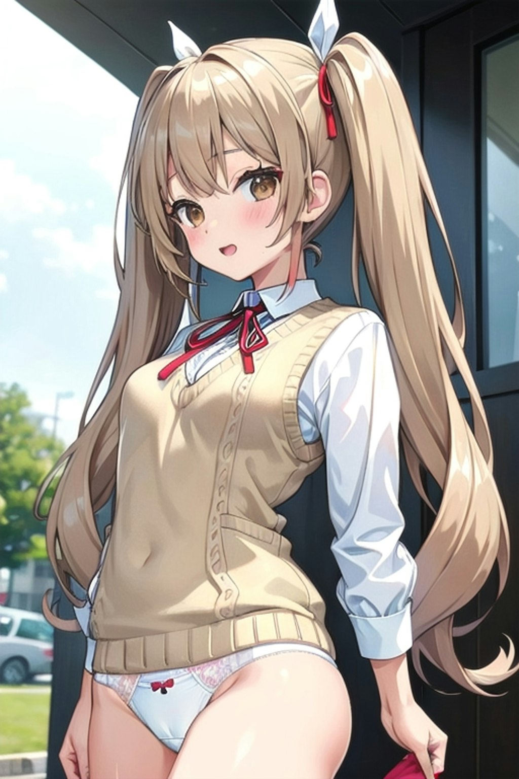 School twintails girl