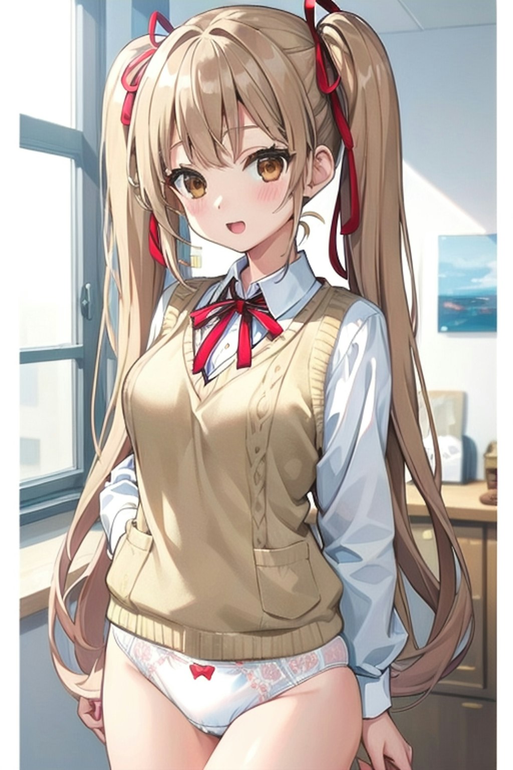 School twintails girl