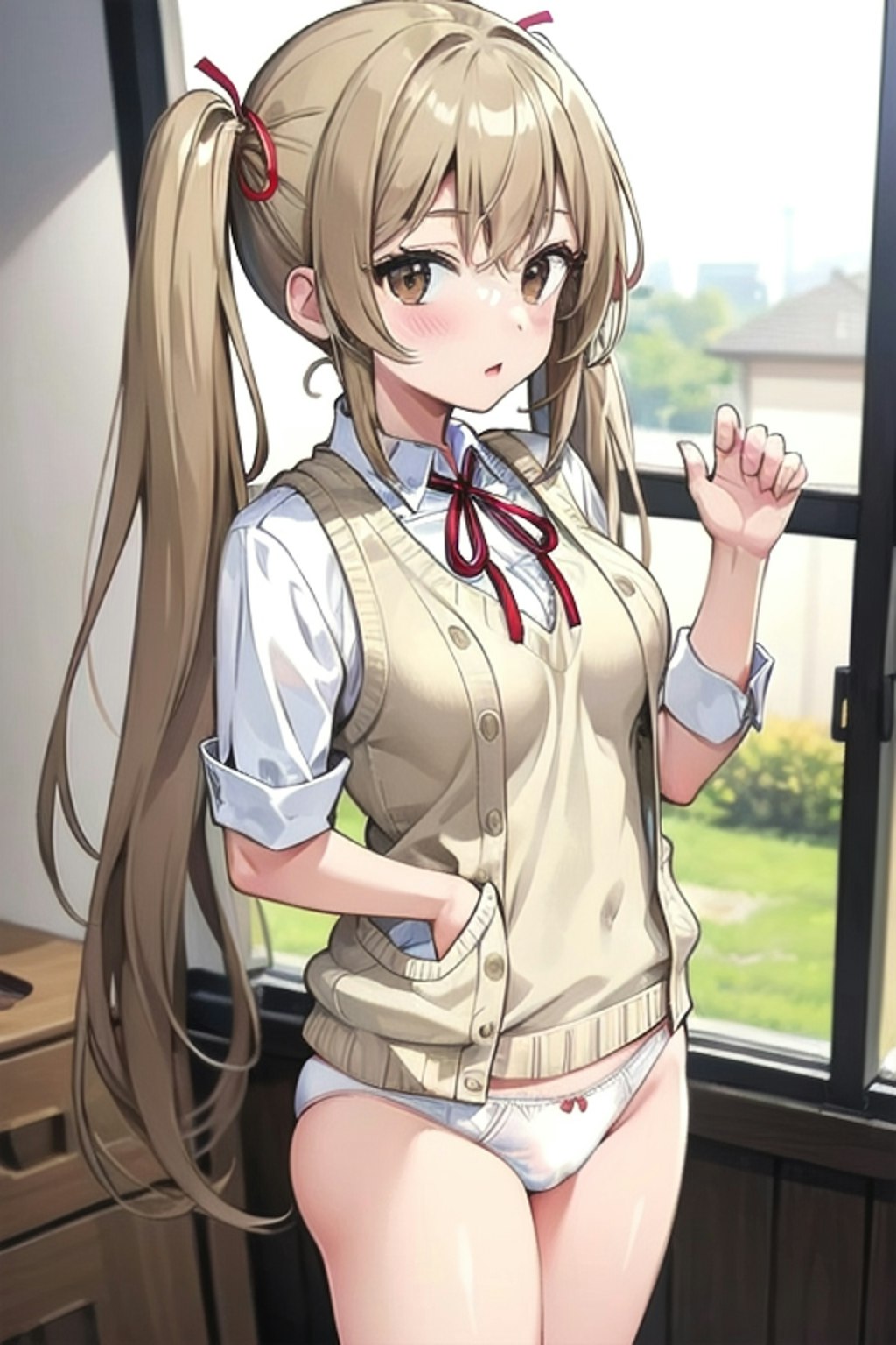 School twintails girl