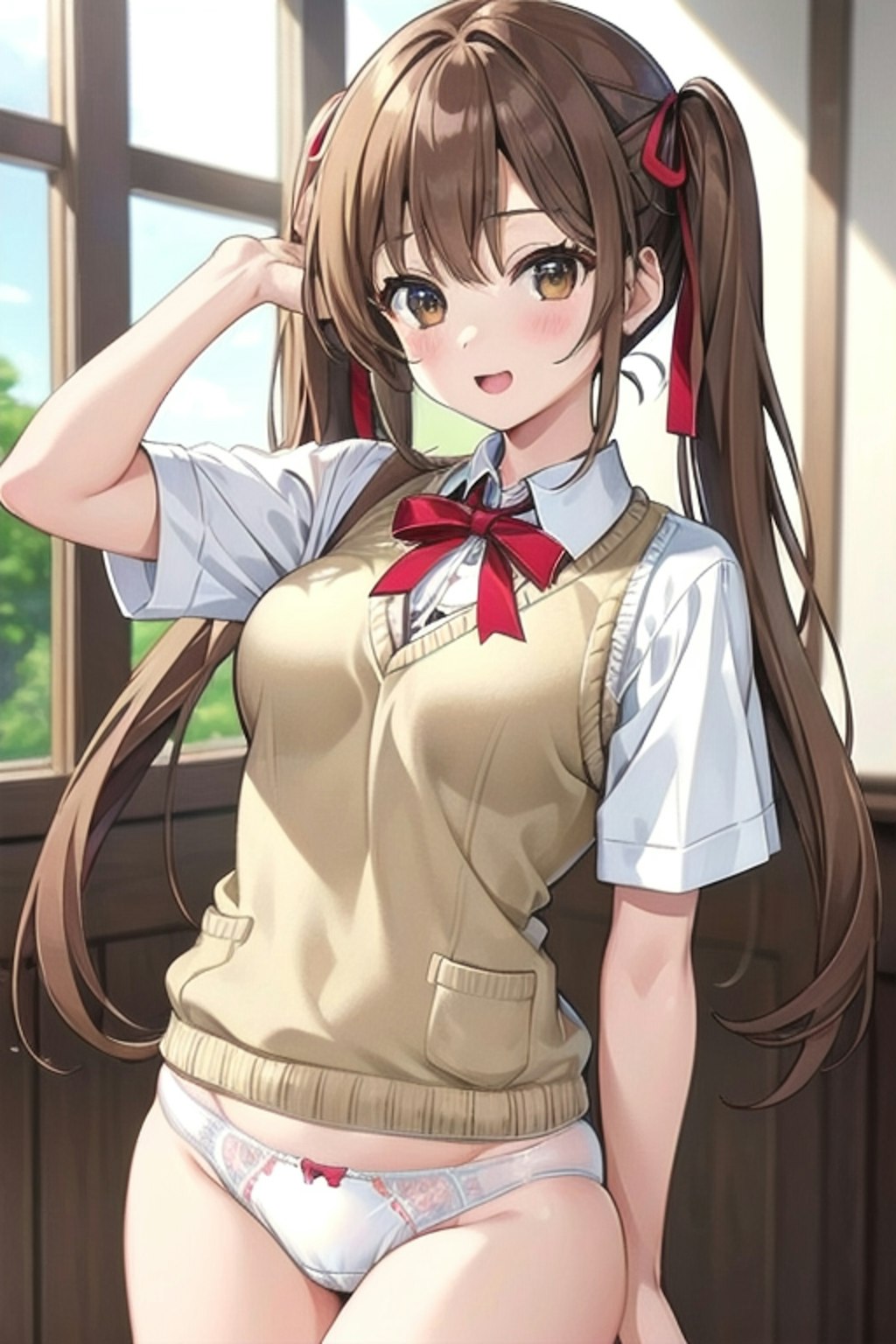 School twintails girl