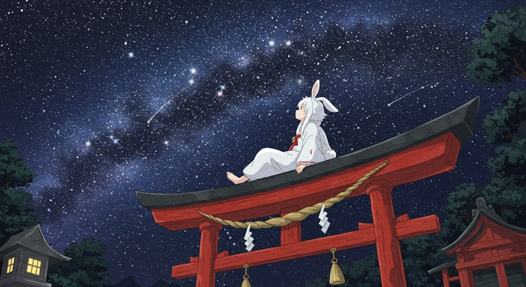 巫女バニーの1日 (巫女18)