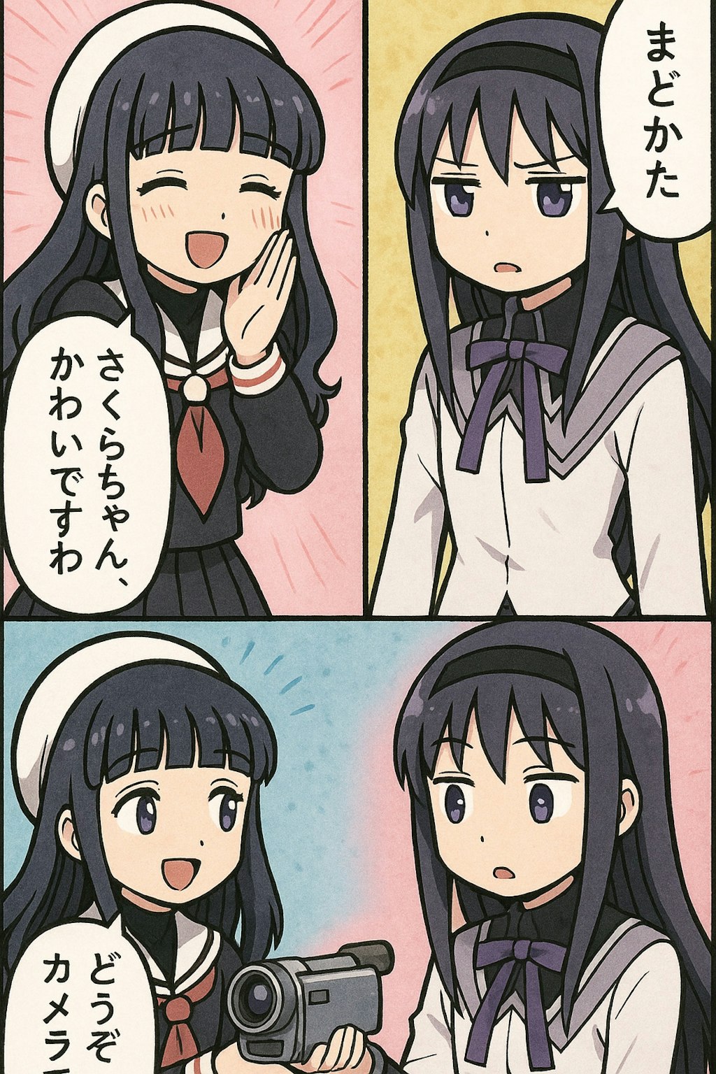 ともよちゃんとほむら