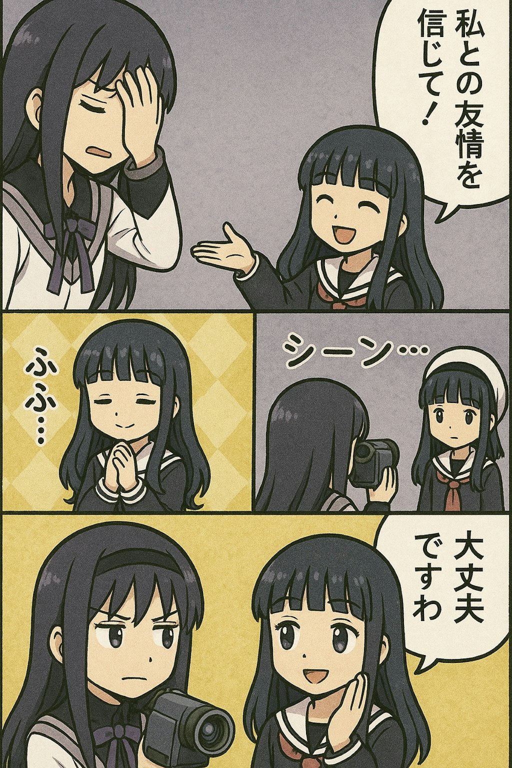 ともよちゃんとほむら