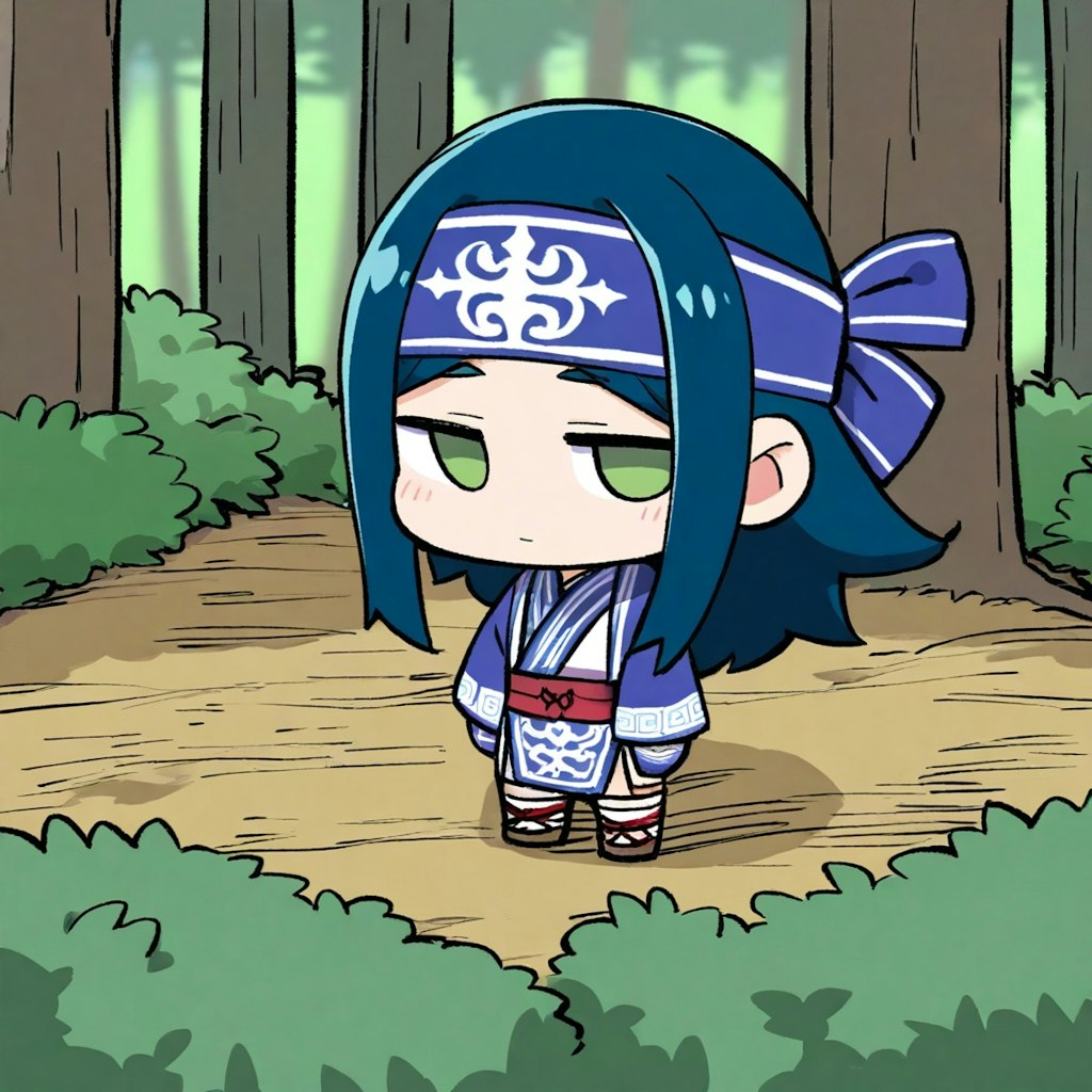 森の中のコロボックルちゃん