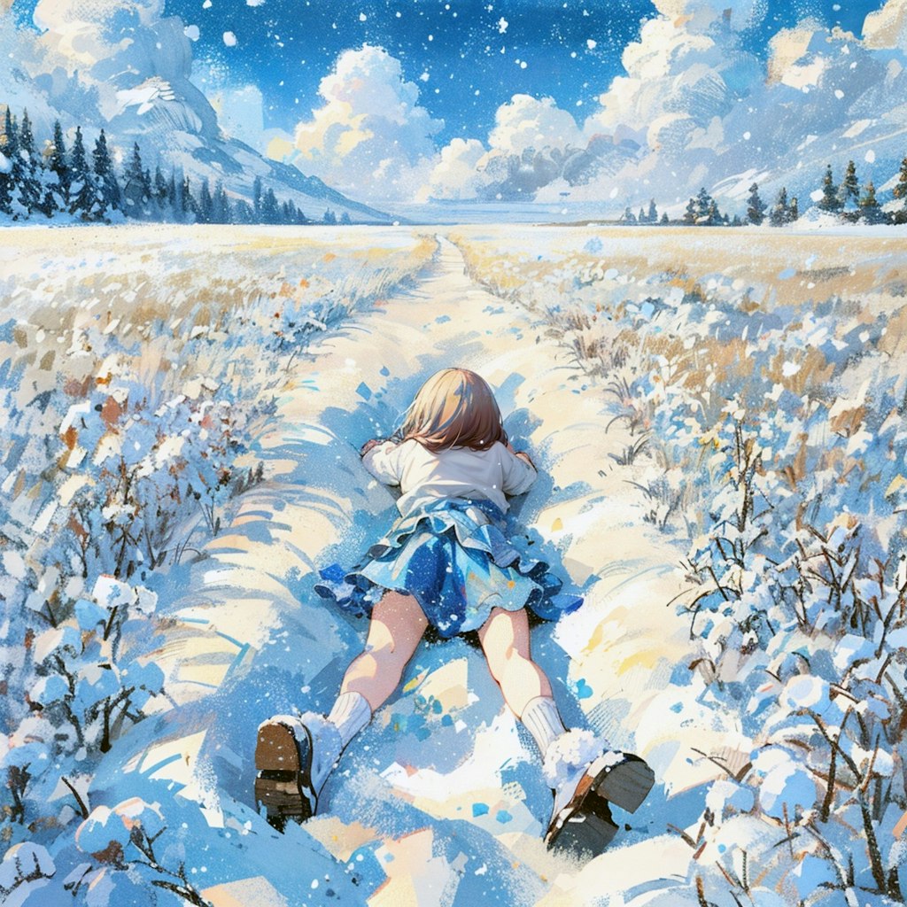 雪と少女26