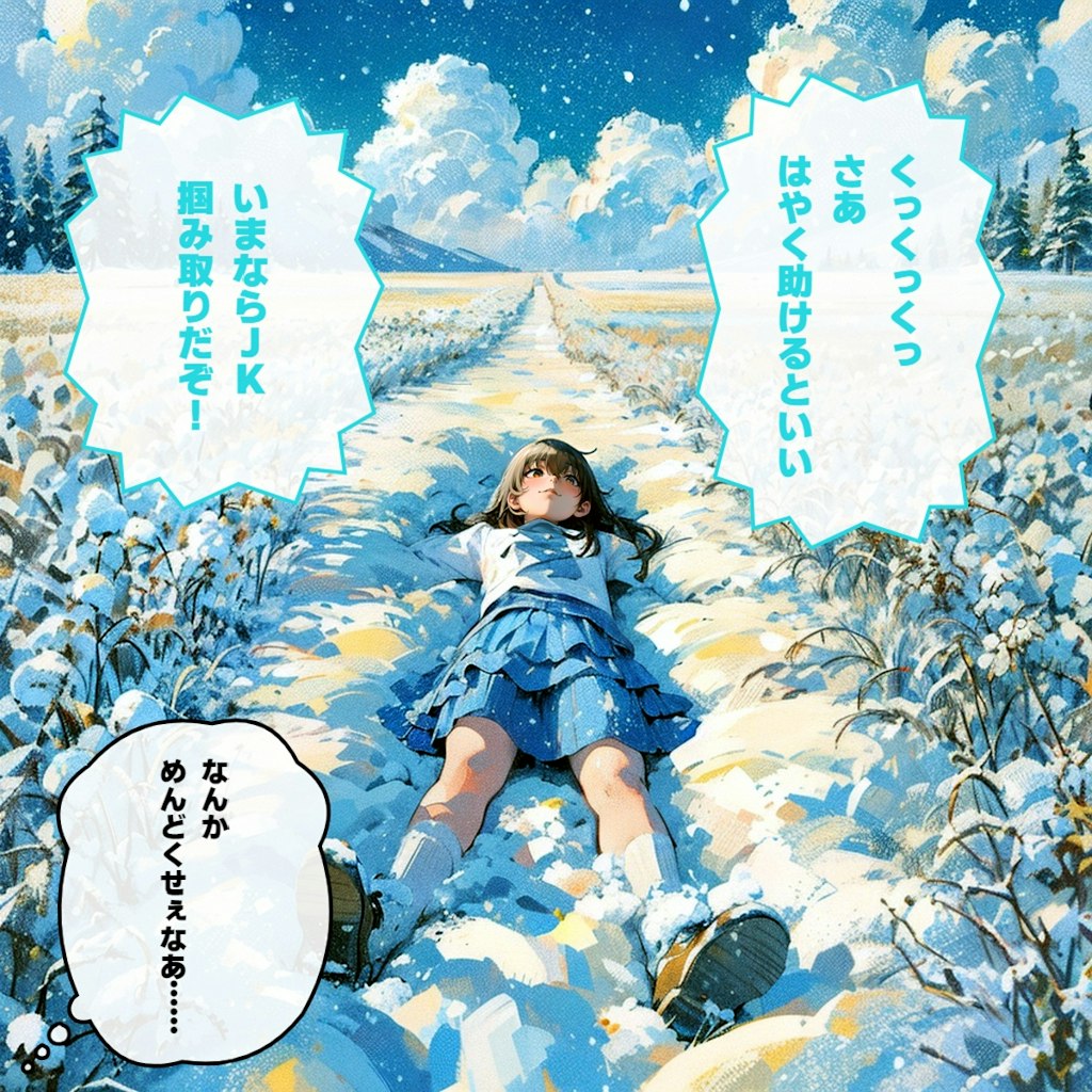 雪と少女26