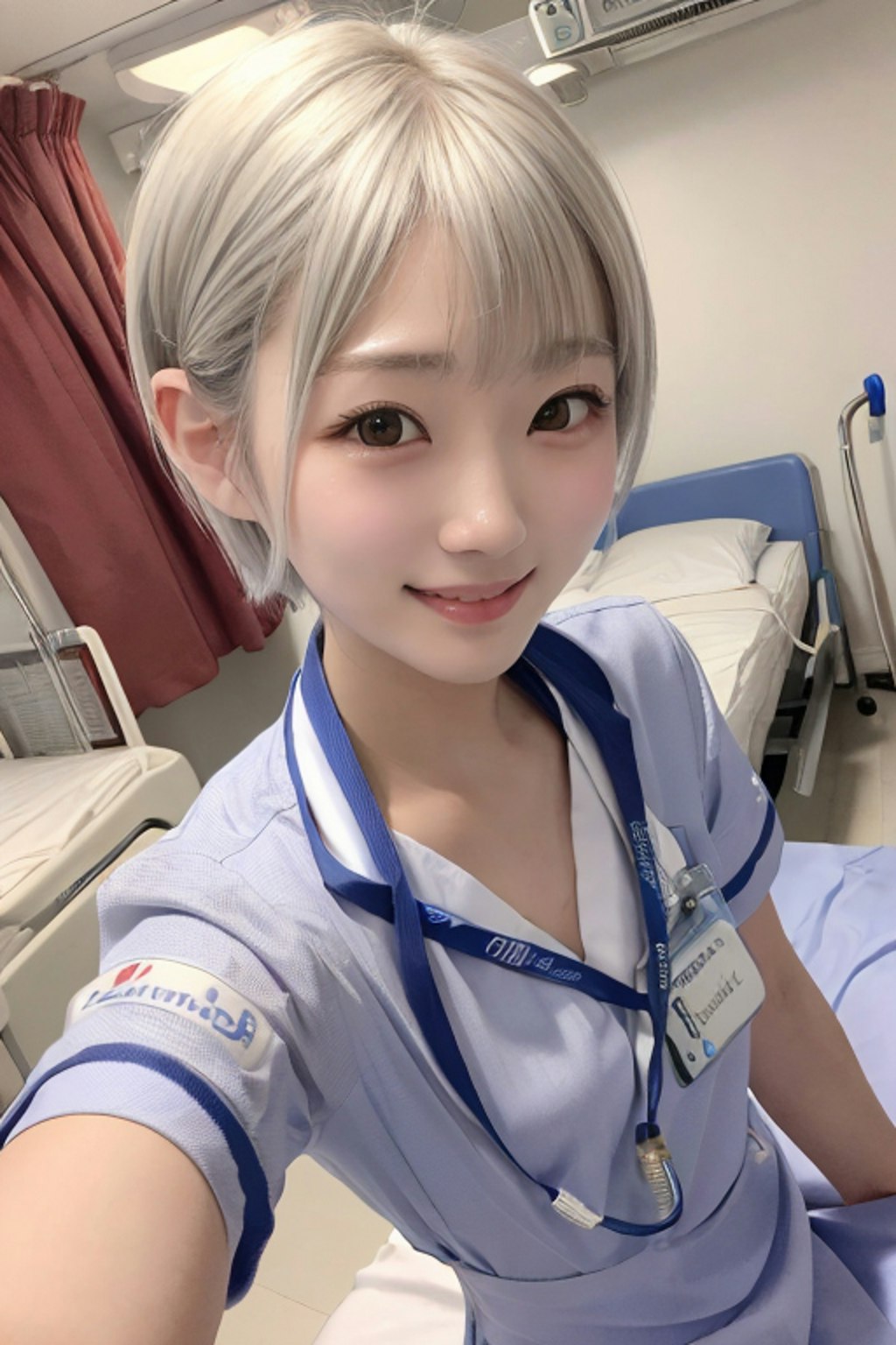 いつも笑顔な看護師さん2 Chichi Pui（ちちぷい）aiグラビア・aiフォト専用の投稿＆生成サイト