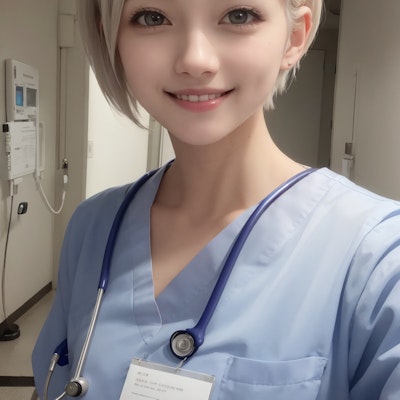 いつも笑顔な看護師さん2