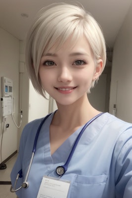いつも笑顔な看護師さん2
