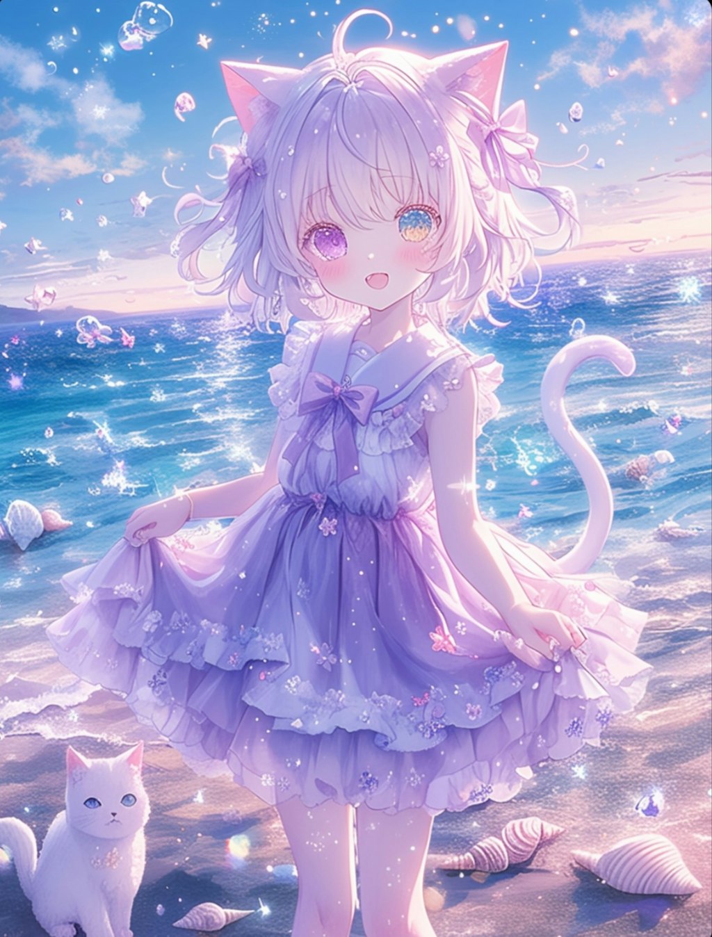 海辺の女の子👧