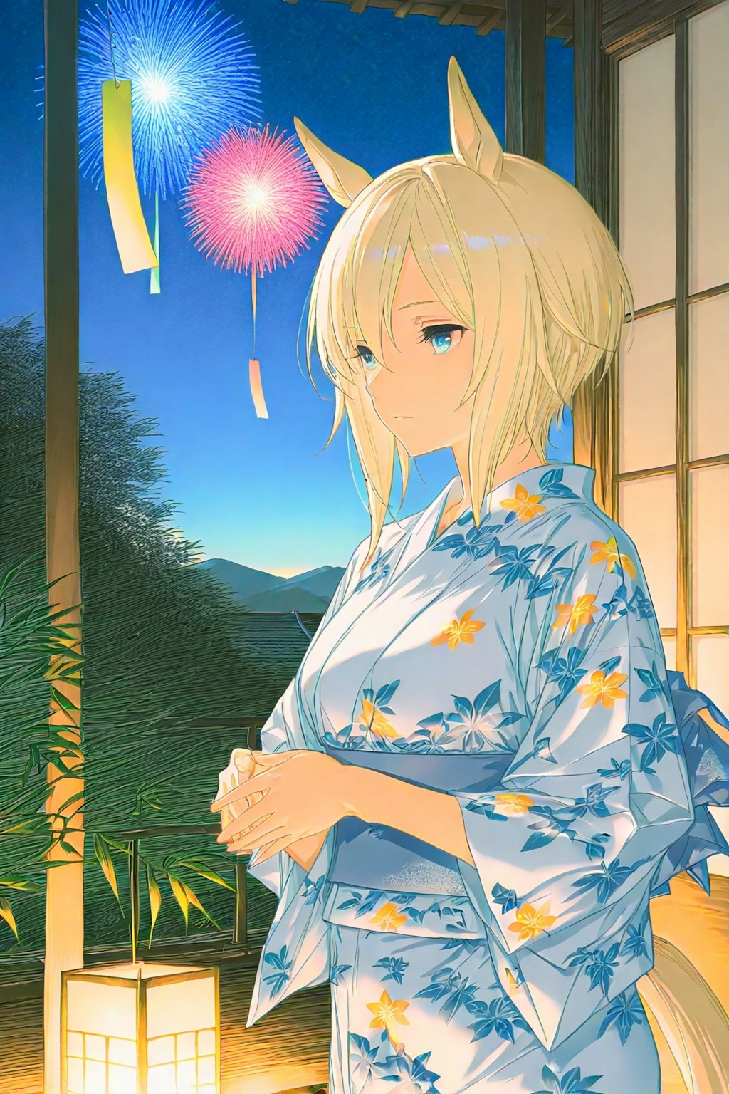 夜の花火