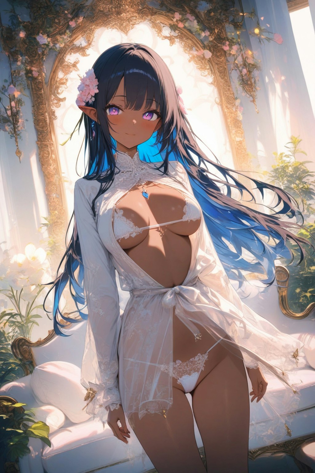ダークエルフ姫様の私室(R15)