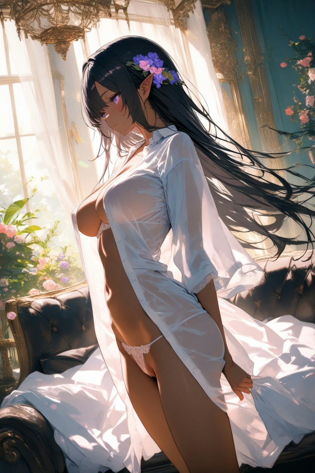ダークエルフ姫様の私室(R15)